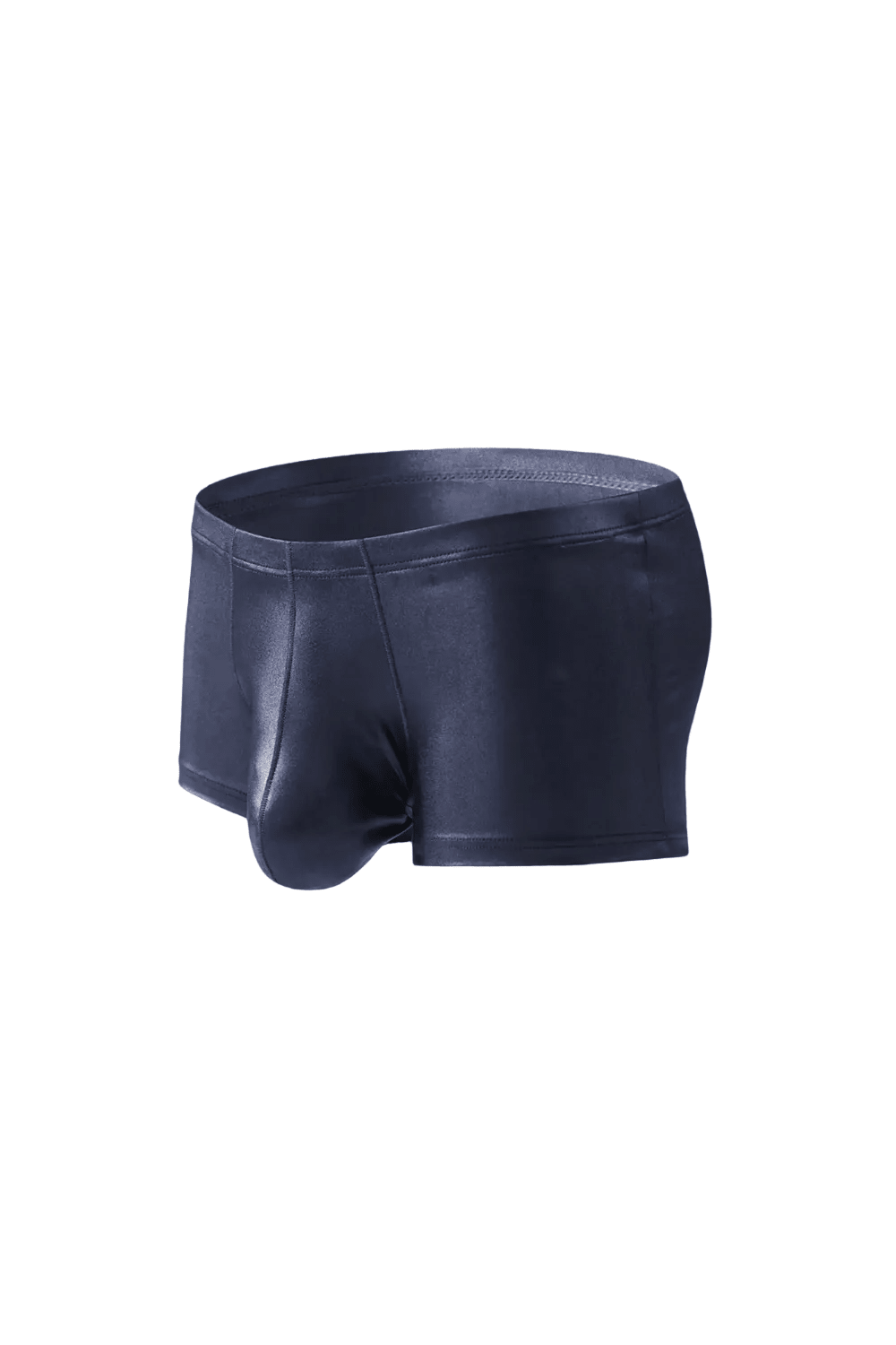 Shiny Polyester Trunk Shorts. Blue Navy - NTR318-Y1 - www.maskulo.berlin - Local store