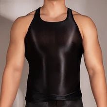 Silky and Glossy Tank Top - NTP319-Y1 - www.maskulo.berlin - Local store