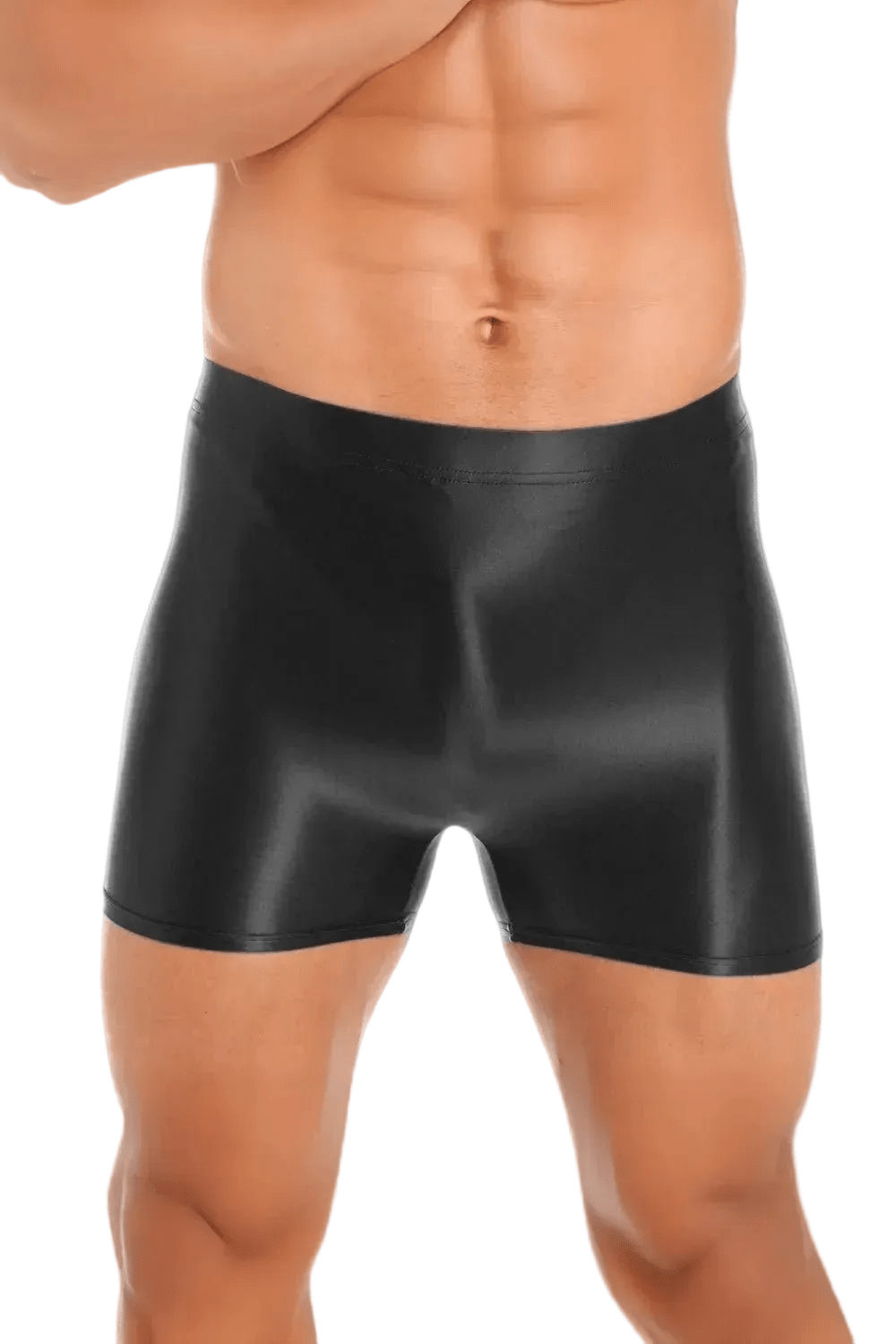 Silky Tight Shorts. Black &pn - NSH374-Y1 2 - www.maskulo.berlin Local City Store