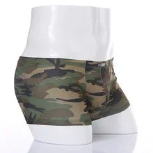 Silky Trunk Shorts. Camouflage Woodland - NTR321-Y1 - www.maskulo.berlin - Local store