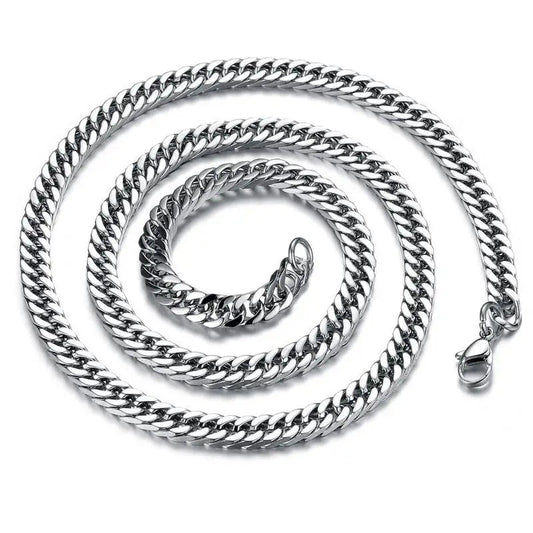 Stainless Steel Cuban Link Chain - NQ1504-YX - www.maskulo.berlin - Local store