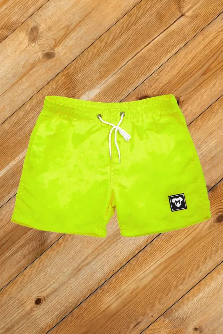 Sterling Cyclone Soft - Touch Nylon Shorts. Green Neon - MSH248 - Y3 - www.maskulo.berlin - Local store