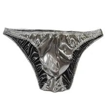 Stretch Bodybuilder Posing Briefs. Silver Glitter - NBR317-Y1 - www.maskulo.berlin - Local store