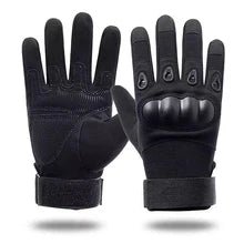 Tactical Gloves with Plastic Knuckles. Black - NQ3397-Y1 - www.maskulo.berlin - Local store