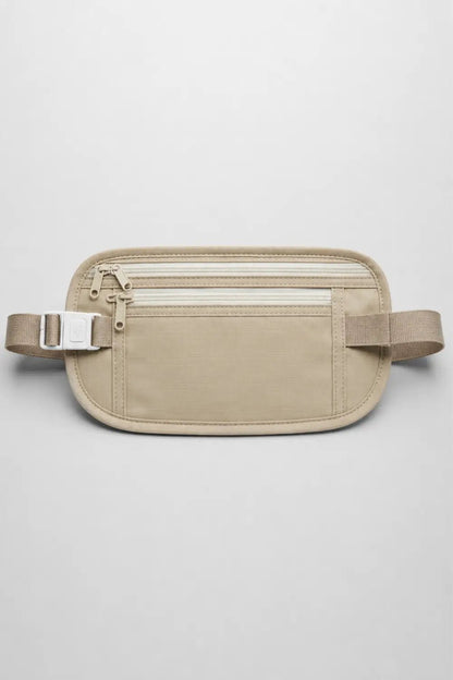 Thin Lightweight Waist Bag. Beige - NBG321-YX 2 - www.maskulo.berlin Local City Store