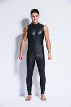 Thin PU Sleeveless Full Body Suit - NST338-Y1 1 - www.maskulo.berlin Local City Store