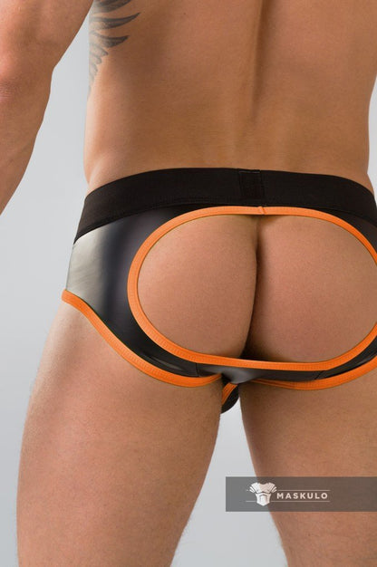 Youngero Classic. Open Rear Briefs. Red