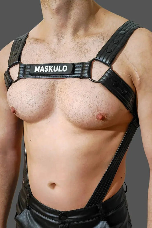 Vance Gridlock. Body Harness of PU Leather - MHR193 - YX - www.maskulo.berlin - Local store