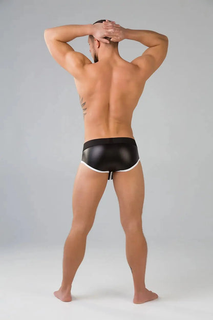 Youngero Classic. Regular Rear Briefs. White Neon