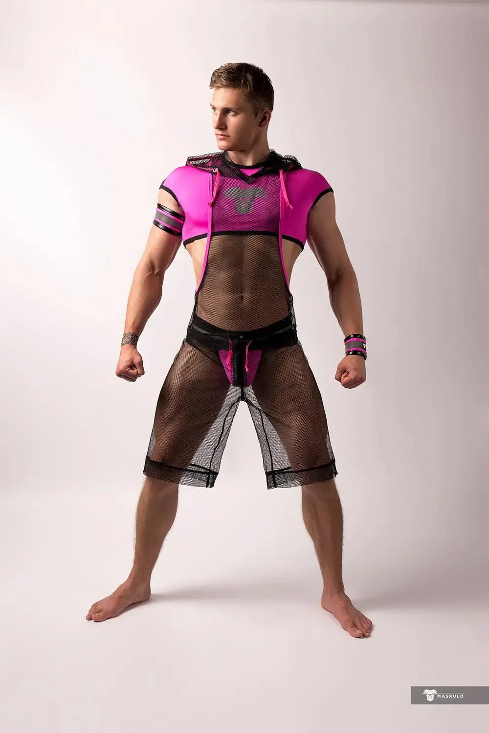 Youngero Classic. Jockstrap. Pink Neon - MJS180-Y1 3 - www.maskulo.berlin Local City Store