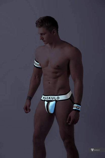 Youngero Classic. Jockstrap. White Neon - MJS182-Y1 - www.maskulo.berlin - Local store