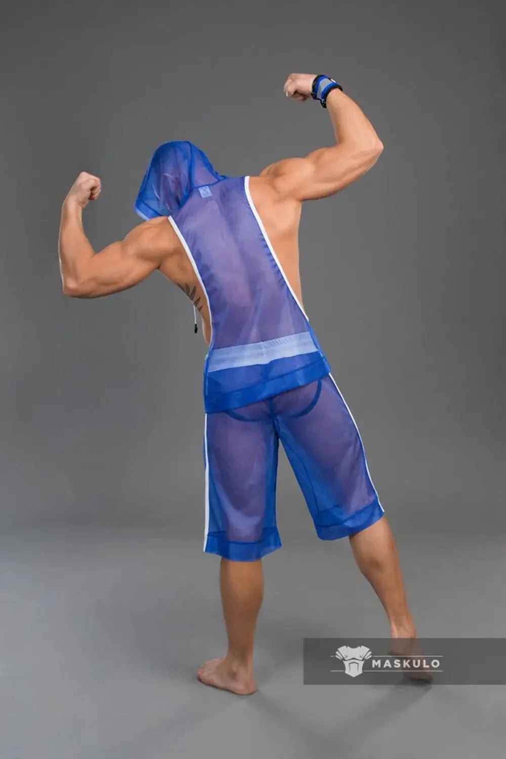 Youngero Classic. Mesh Shorts. Blue Royal - MSH226-Y1 2 - www.maskulo.berlin Local City Store