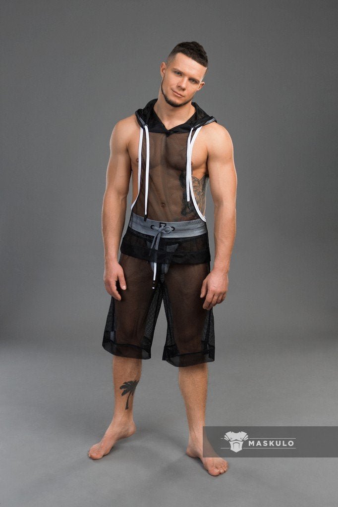 Youngero Classic. Mesh Shorts. Orange Neon - MSH223-Y1 8 - www.maskulo.berlin Local City Store