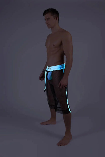 Youngero Classic. Mesh Shorts. White Neon - MSH227-Y1 4 - www.maskulo.berlin Local City Store