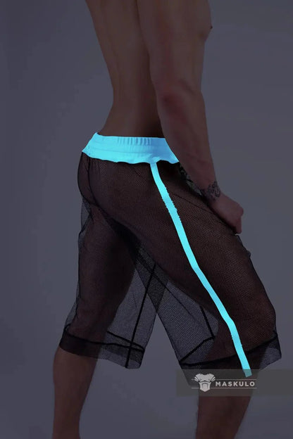 Youngero Classic. Mesh Shorts. White Neon - MSH227-Y1 9 - www.maskulo.berlin Local City Store