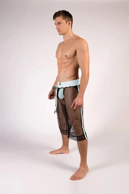 Youngero Classic. Mesh Shorts. White Neon - MSH227-Y1 5 - www.maskulo.berlin Local City Store