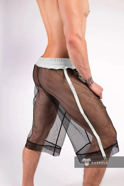 Youngero Classic. Mesh Shorts. White Neon - MSH227-Y1 3 - www.maskulo.berlin Local City Store