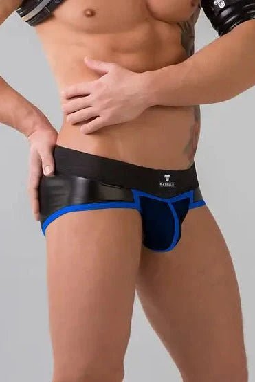 Youngero Classic. Open Rear Briefs. Blue Royal - MBR151-Y1 - www.maskulo.berlin - Local store