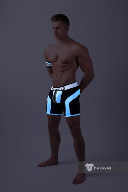 Youngero Classic. Open Rear Shorts. Green Neon - MSH206-Y1 - www.maskulo.berlin - Local store
