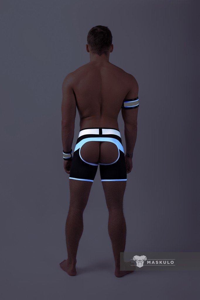 Youngero Classic. Open Rear Shorts. Green Neon - MSH206-Y1 - www.maskulo.berlin - Local store