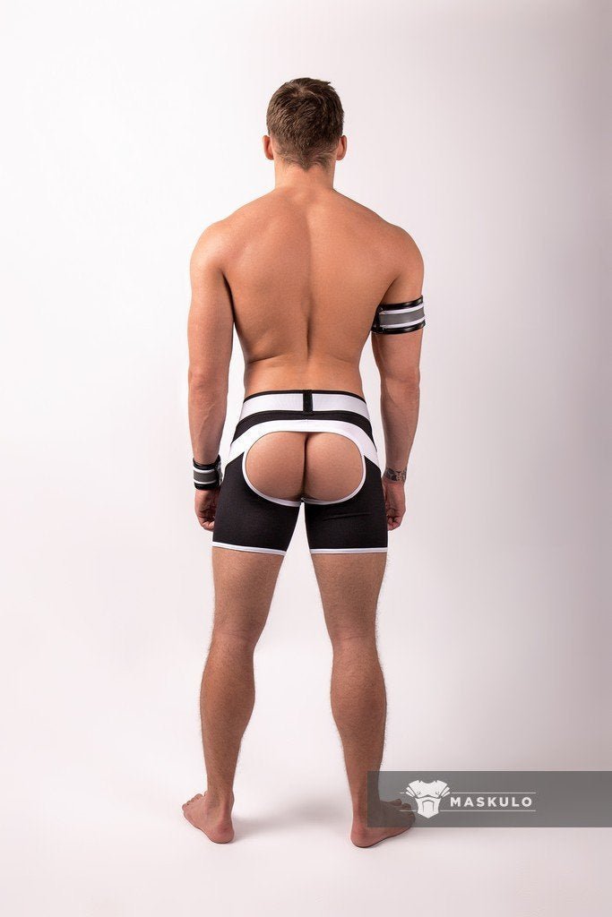 Youngero Classic. Open Rear Shorts. Green Neon - MSH206-Y1 - www.maskulo.berlin - Local store