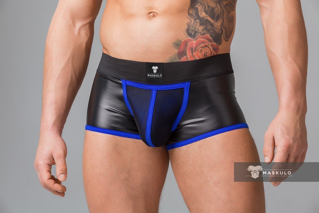 Youngero Classic. Open Rear Trunk Shorts. Blue Royal - MTR119-Y1 3 - www.maskulo.berlin Local City Store