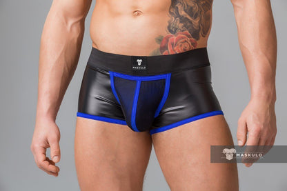 Youngero Classic. Open Rear Trunk Shorts. Blue Royal - MTR119-Y1 3 - www.maskulo.berlin Local City Store