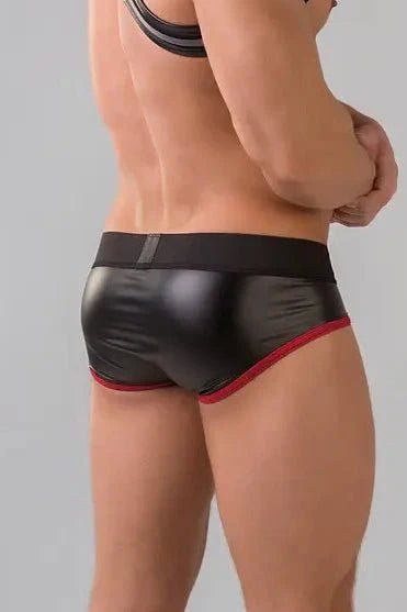 Youngero Classic. Regular Rear Briefs. Red - MBR153-Y1 3 - www.maskulo.berlin Local City Store