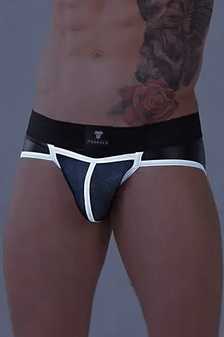 Youngero Classic. Regular Rear Briefs. White Neon - MBR159-Y1 1 - www.maskulo.berlin Local City Store
