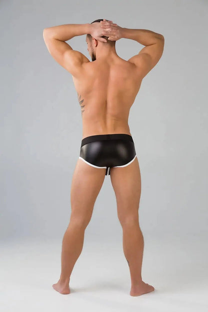 Youngero Classic. Regular Rear Briefs. White Neon - MBR159-Y1 3 - www.maskulo.berlin Local City Store