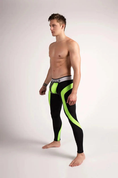 Youngero Classic. Regular Rear Leggings. Green Neon - MLG151-Y1 - www.maskulo.berlin - Local store