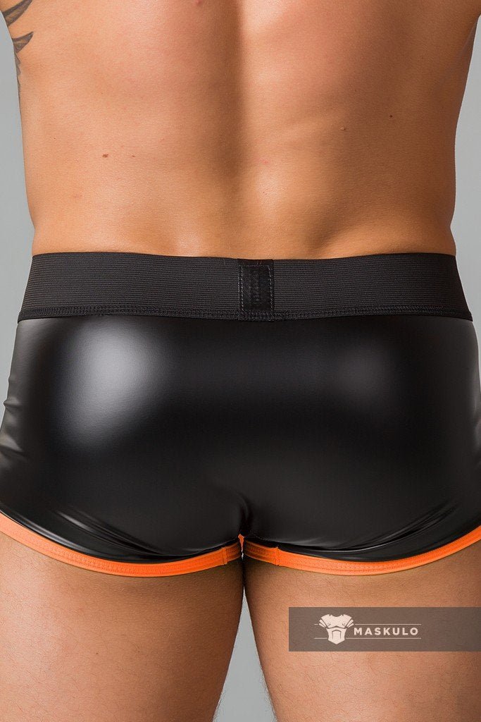Youngero Classic. Regular Rear Trunk Shorts. Orange Neon - MTR122-Y1 2 - www.maskulo.berlin Local City Store