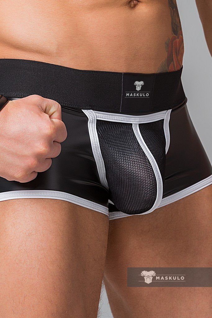 Youngero Classic. Regular Rear Trunk Shorts. Orange Neon - MTR122-Y1 3 - www.maskulo.berlin Local City Store