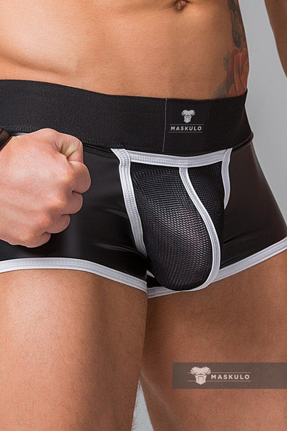 Youngero Classic. Regular Rear Trunk Shorts. Orange Neon - MTR122-Y1 3 - www.maskulo.berlin Local City Store