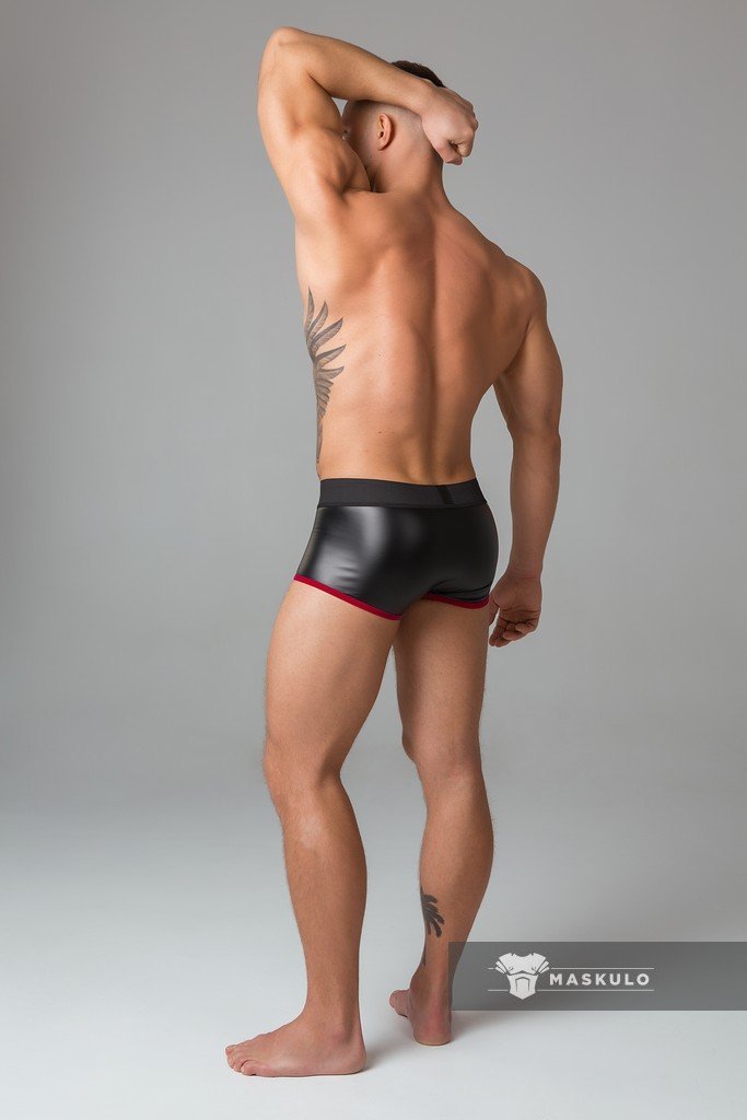 Youngero Classic. Regular Rear Trunk Shorts. Red - MTR121-Y1 - www.maskulo.berlin - Local store