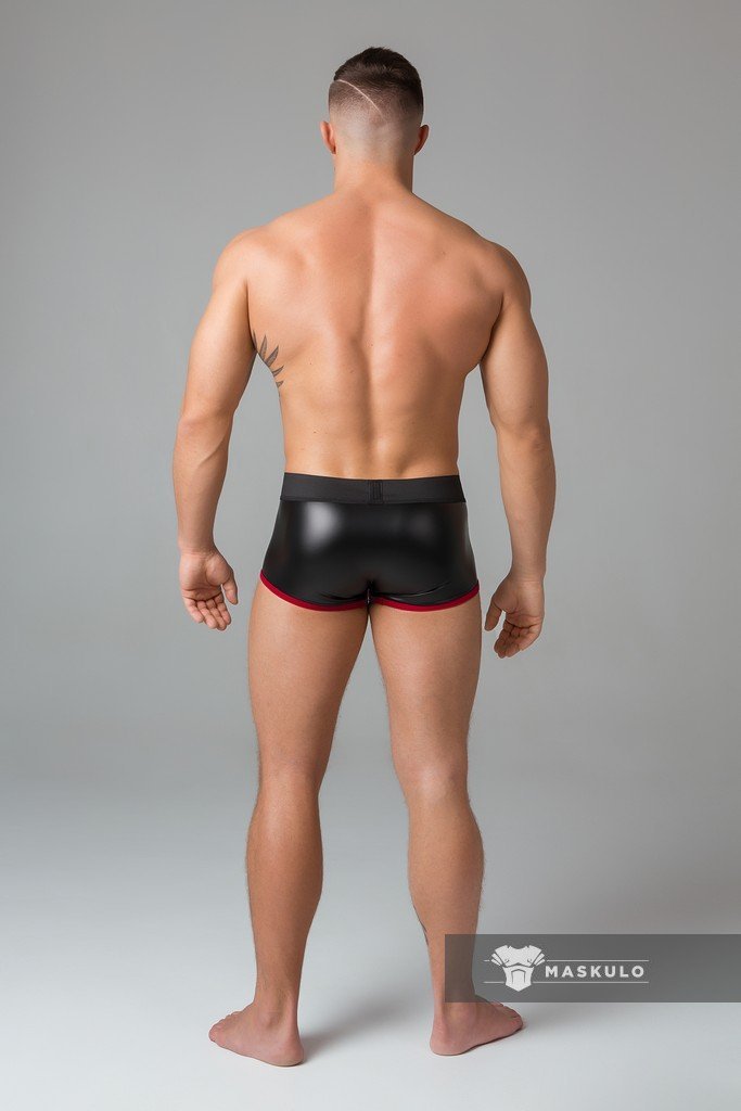 Youngero Classic. Regular Rear Trunk Shorts. Red - MTR121-Y1 - www.maskulo.berlin - Local store