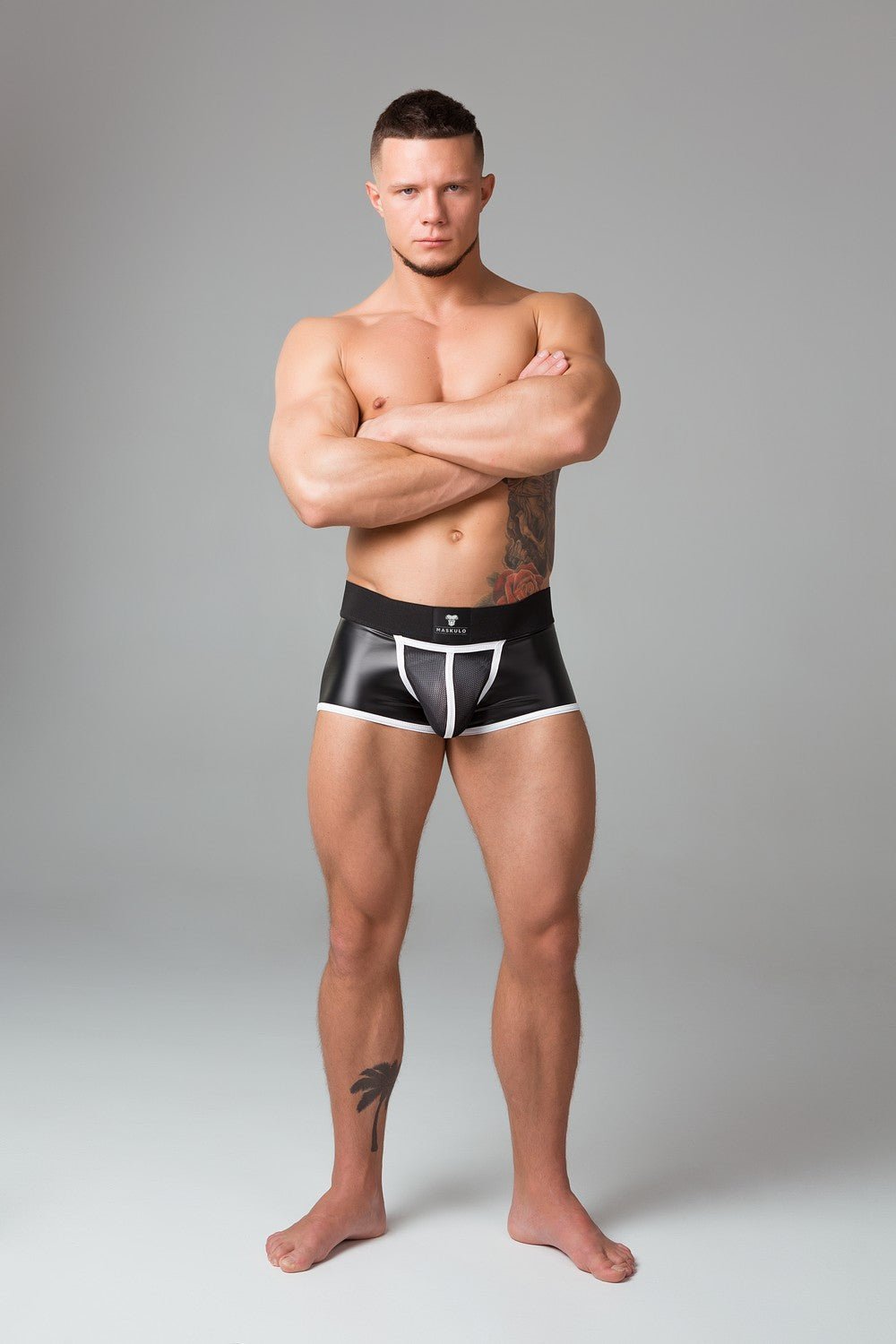 Youngero Classic. Regular Rear Trunk Shorts. White Neon - MTR127-Y1 2 - www.maskulo.berlin Local City Store