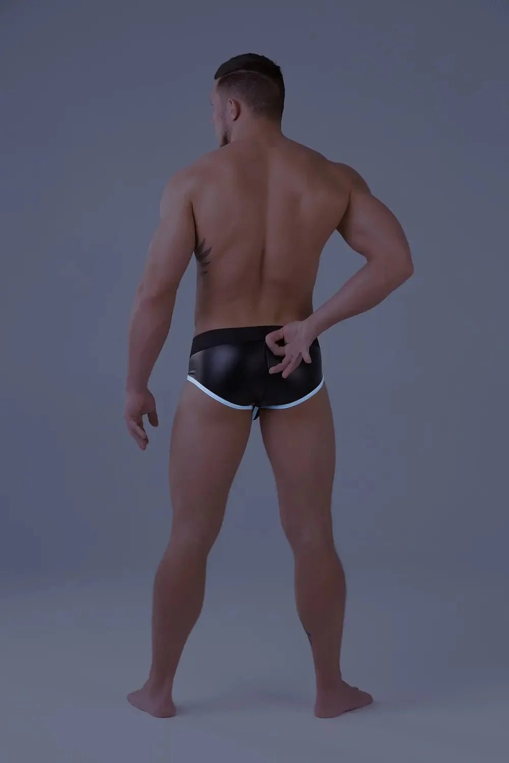 Youngero Classic. Zip-Rear Briefs. White Neon - MBR165-Y1 - www.maskulo.berlin - Local store