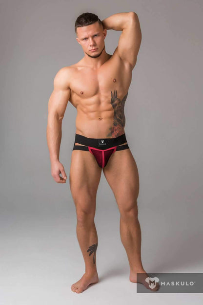 Youngero. Jockstrap. Mesh Codpiece. Neon Green - MJS164-Y1 - www.maskulo.berlin - Local store