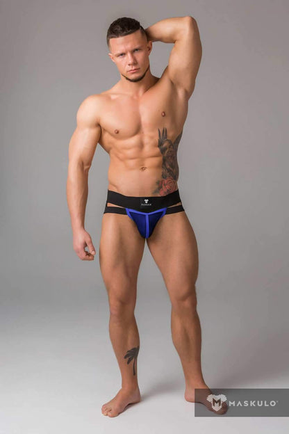 Youngero. Jockstrap. Mesh Codpiece. Neon Green - MJS164-Y1 - www.maskulo.berlin - Local store