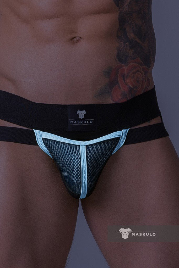 Youngero. Jockstrap. Mesh Codpiece. Neon Orange - MJS161-Y1 3 - www.maskulo.berlin Local City Store