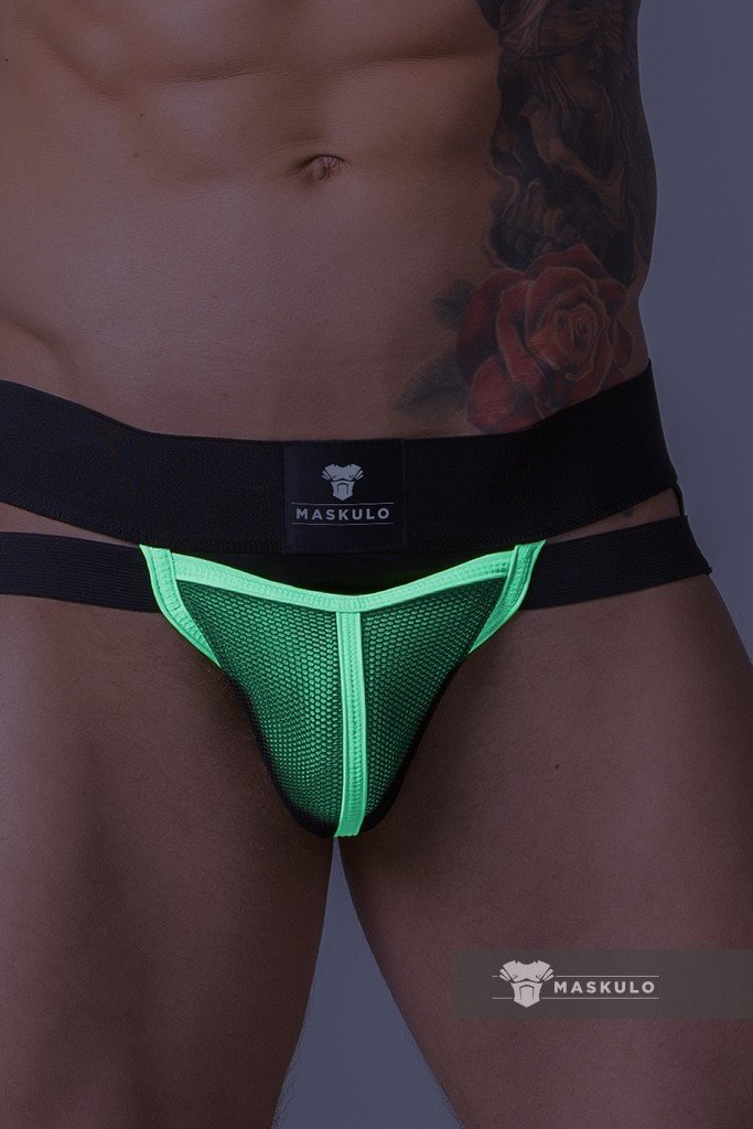 Youngero. Jockstrap. Mesh Codpiece. Red - MJS160-Y1 - www.maskulo.berlin - Local store