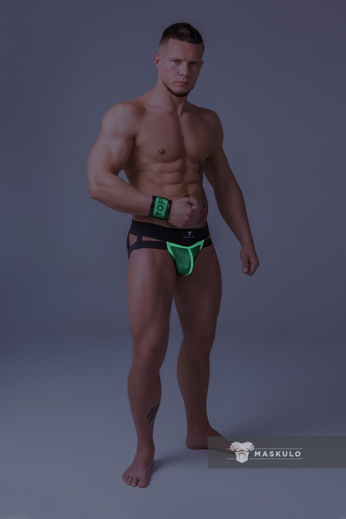 Youngero. Jockstrap. Mesh Codpiece. Red - MJS160-Y1 - www.maskulo.berlin - Local store