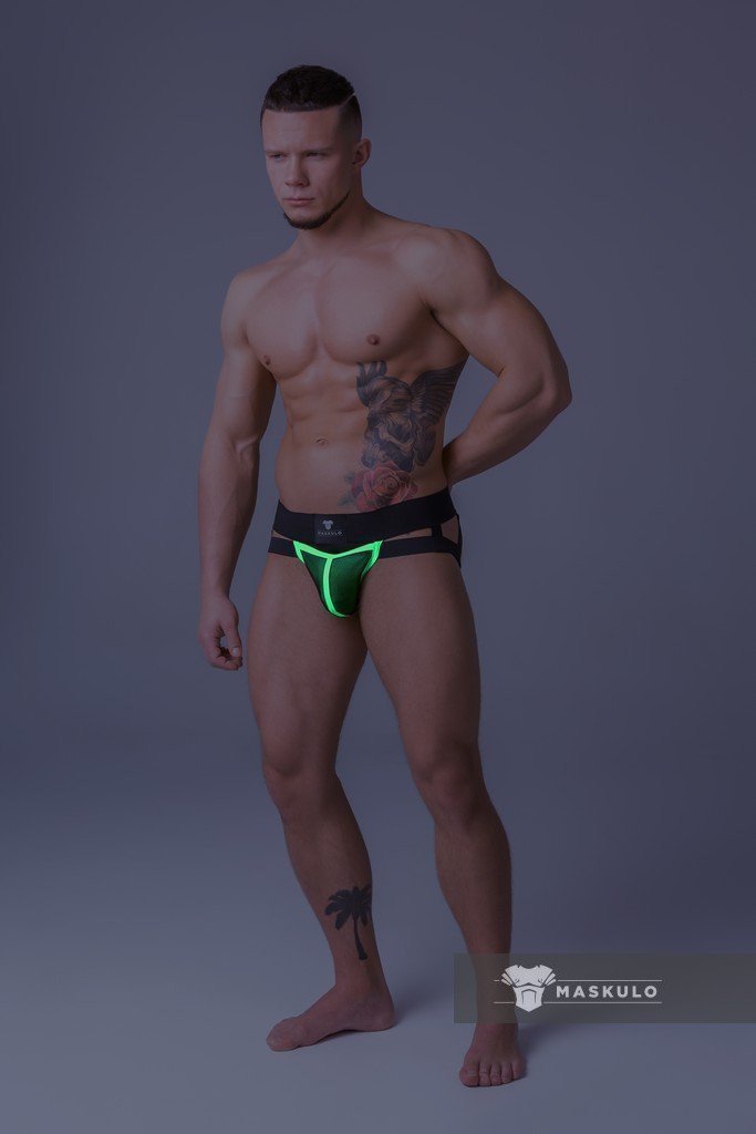 Youngero. Jockstrap. Mesh Codpiece. Red - MJS160-Y1 - www.maskulo.berlin - Local store