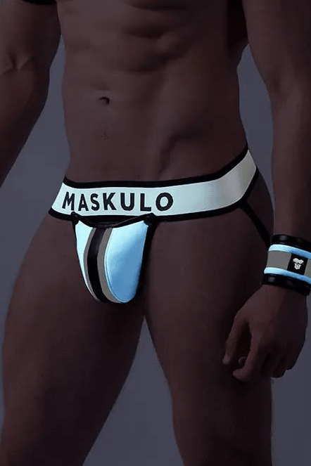 Youngero Classic. Jockstrap. White Neon