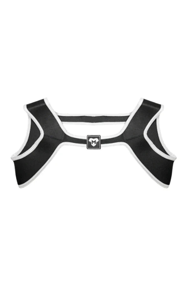 Zale Aquatorr Neoprene Chest Harness. Black + White - MHR190-Y2 - www.maskulo.berlin - Local store