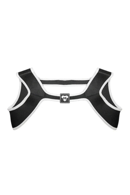 Zale Aquatorr Neoprene Chest Harness. Black + White - MHR190 - Y2 - www.maskulo.berlin - Local store