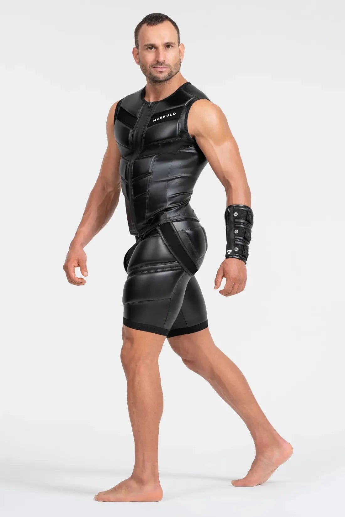 Zippered Vest. Black - MTP109-Y1 4 - www.maskulo.berlin Local City Store